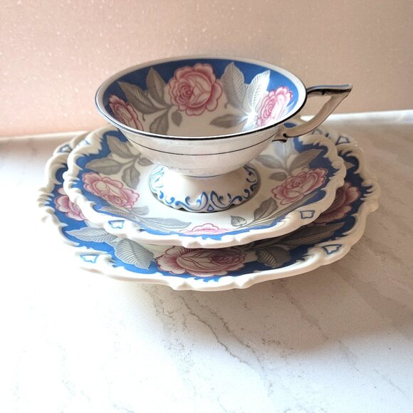 Seltmann Weiden Cup Saucer Plate Set 1924-1946 Mark - Picture 1 of 15